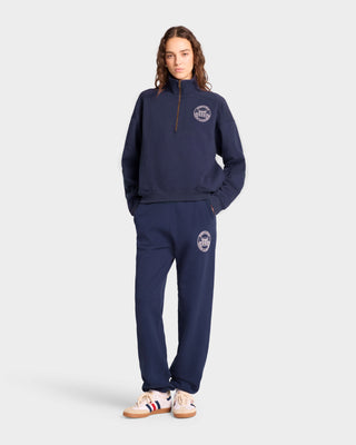 Vendome Resort Quarter Zip - Navy/White