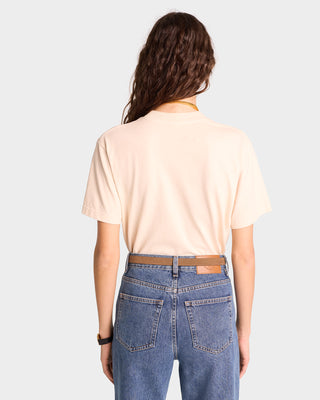 Varsity Crest T-Shirt - Cream/Chocolate