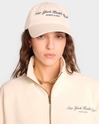 NY Health Club Hat - Cream/Navy