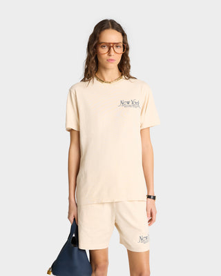 NY 94 T-Shirt - Cream/Navy