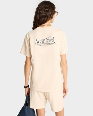 T-shirt NY 94 - Crème/Marine