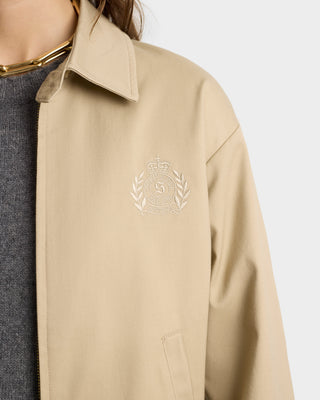 H&W Crest Prep Jacket - Cream