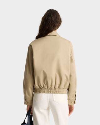 H&W Crest Prep Jacket - Cream