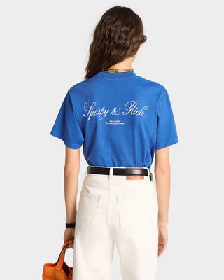 T-shirt Resort Vendome - Bleu Paris/Blanc