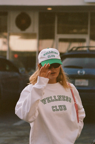 Casquette Wellness Club - Blanc/Verde