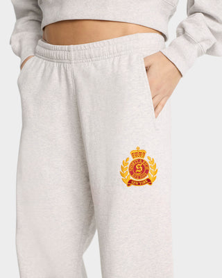 NY Crest Sweatpant - Heather Gray/Gold