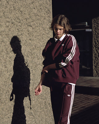 Adidas Track Crewneck - Merlot