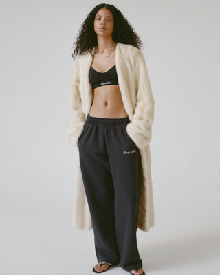 Signature Logo Mini Sports Bra - Black/White