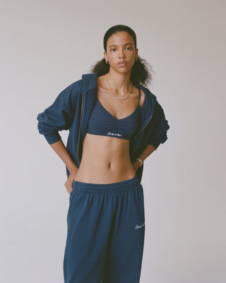 Signature Logo Mini Sports Bra - Dark Navy