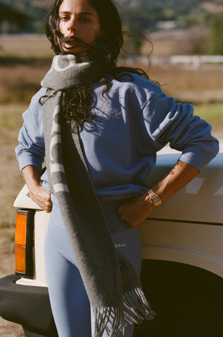 International Crewneck - Colony Blue/White