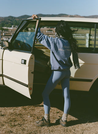 International Crewneck - Colony Blue/White