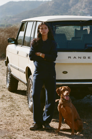 SRC Cashmere Polo - Navy
