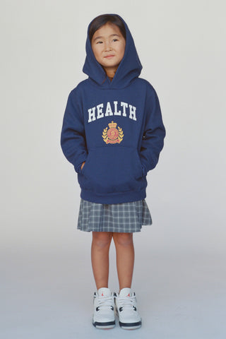NY Health Crest Kids Hoodie - Navy