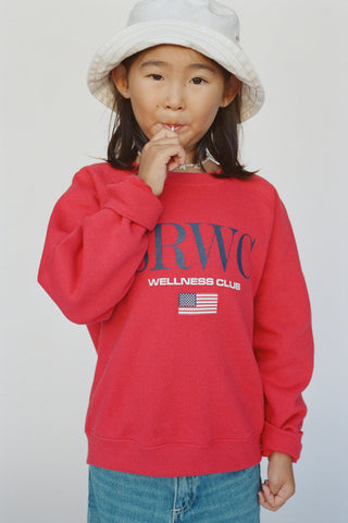 Nautical Kids Crewneck - Ruby