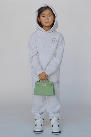 SRHWC Kids Hoodie - Heather Gray/Navy