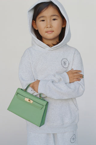 SRHWC Kids Hoodie - Heather Gray/Navy