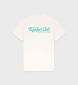 94 Racquet Club T-Shirt - Coconut/Caribbean