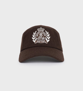 NY Crest Wool Hat - Chocolate