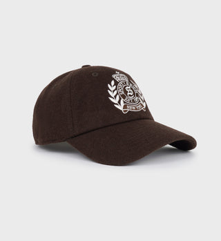 NY Crest Wool Hat - Chocolate