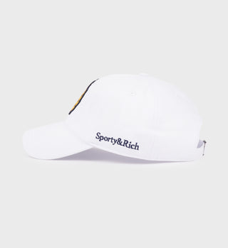 NY Crest Hat - White
