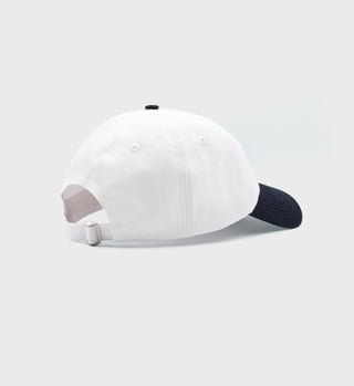 Vendome Hat - White/Navy