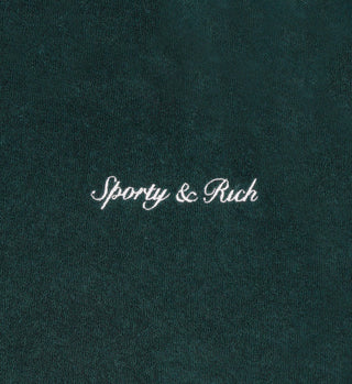 Syracuse Terry Polo - Forest/White