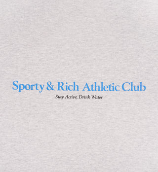 Athletic Club Crewneck - Heather Gray/Ocean