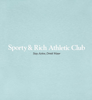 Athletic Club Sweatpant - Aqua/White