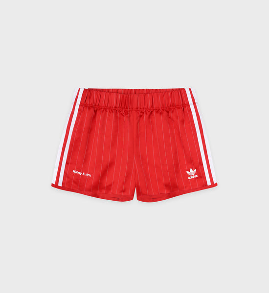 Adidas Track Short - Sports Red/White