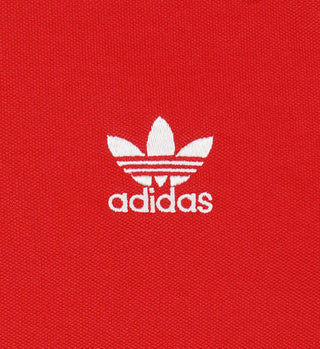 Adidas Track Quarter Zip - Sports Red/White