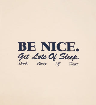 Be Nice Kids T-Shirt - Cream/Navy