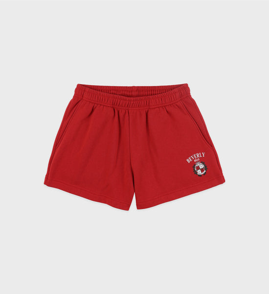 Beverly Hills Crest Soft Disco Short - Ruby