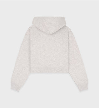 Beverly Hills Horizon Soft Cropped Hoodie - Heather Gray