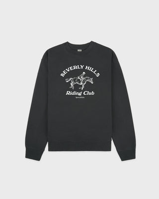 BH Riding Club Crewneck - Faded Black/White