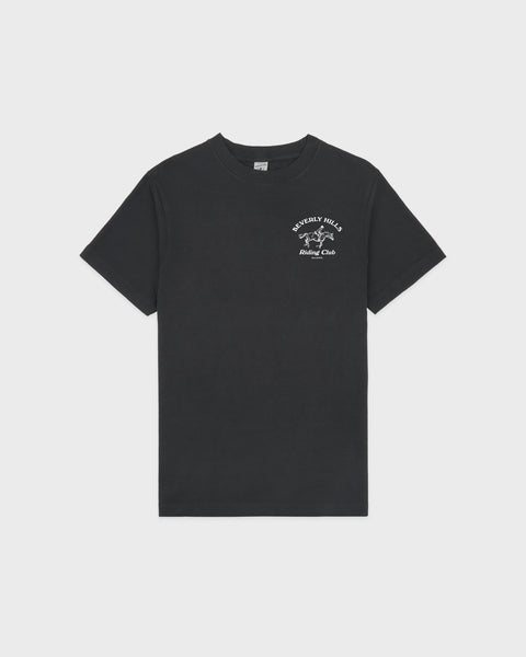 BH Riding Club T-Shirt - Faded Black/White