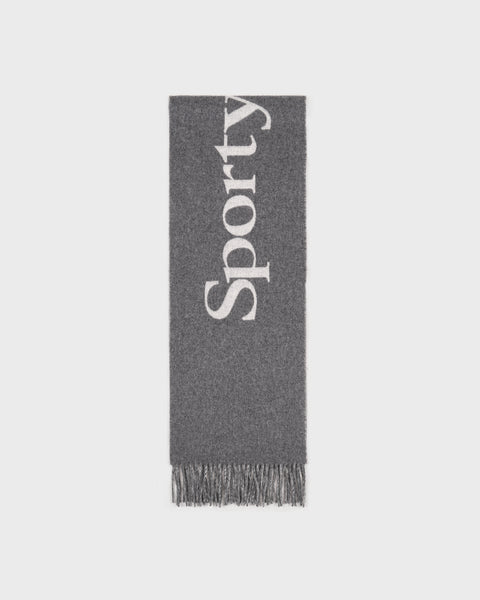 Big Serif Scarf - Gray