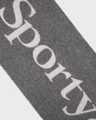 Big Serif Scarf - Gray