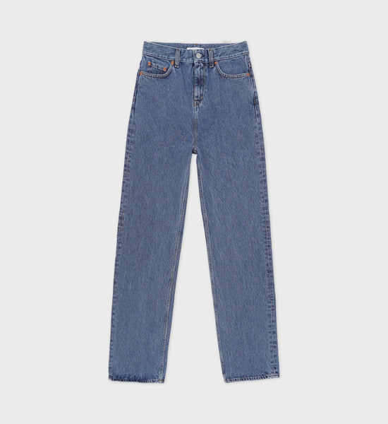 Loose Fit Denim - Medium Blue