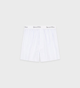 Oxford Boxer Short - Blue Striped