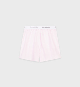Oxford Boxer Short - Rose Striped