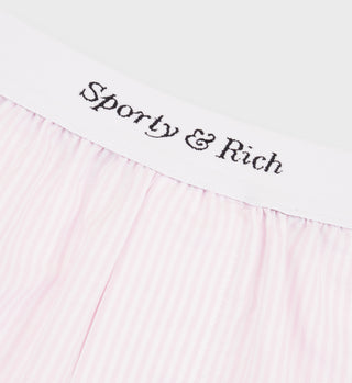 Oxford Boxer Short - Rose Striped