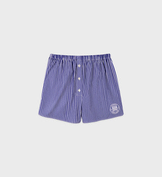 Bristol Crest 100th Boxer Short - Navy/White