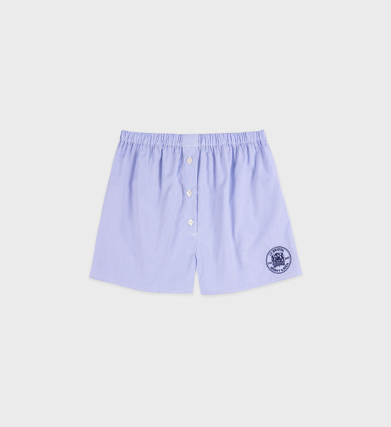 Bristol Crest Boxer Short - White/Navy