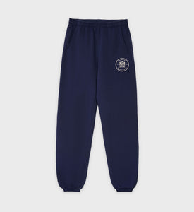 Bristol Crest 100th Sweatpant - Navy/Cream