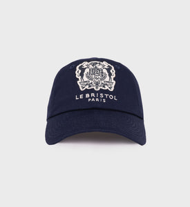 Bristol Crest Hat - Navy/Cream