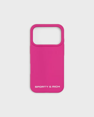 Bold Health Logo iPhone Case - Fuschia/White