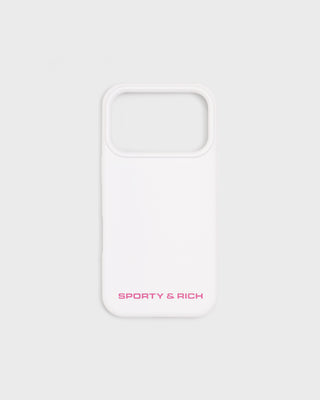 Bold Health Logo iPhone Case - White/Fuschia