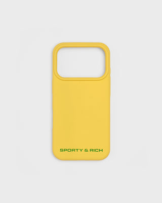 Bold Health Logo iPhone Case - Yellow/Green