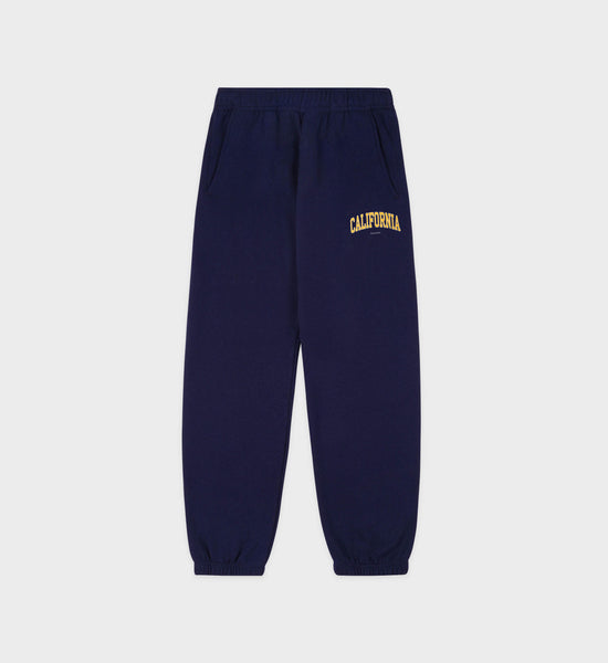 California Kids Sweatpant - Navy/Gold/White