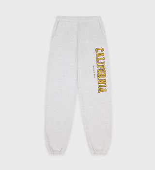 California Sweatpant - Heather Gray/Gold